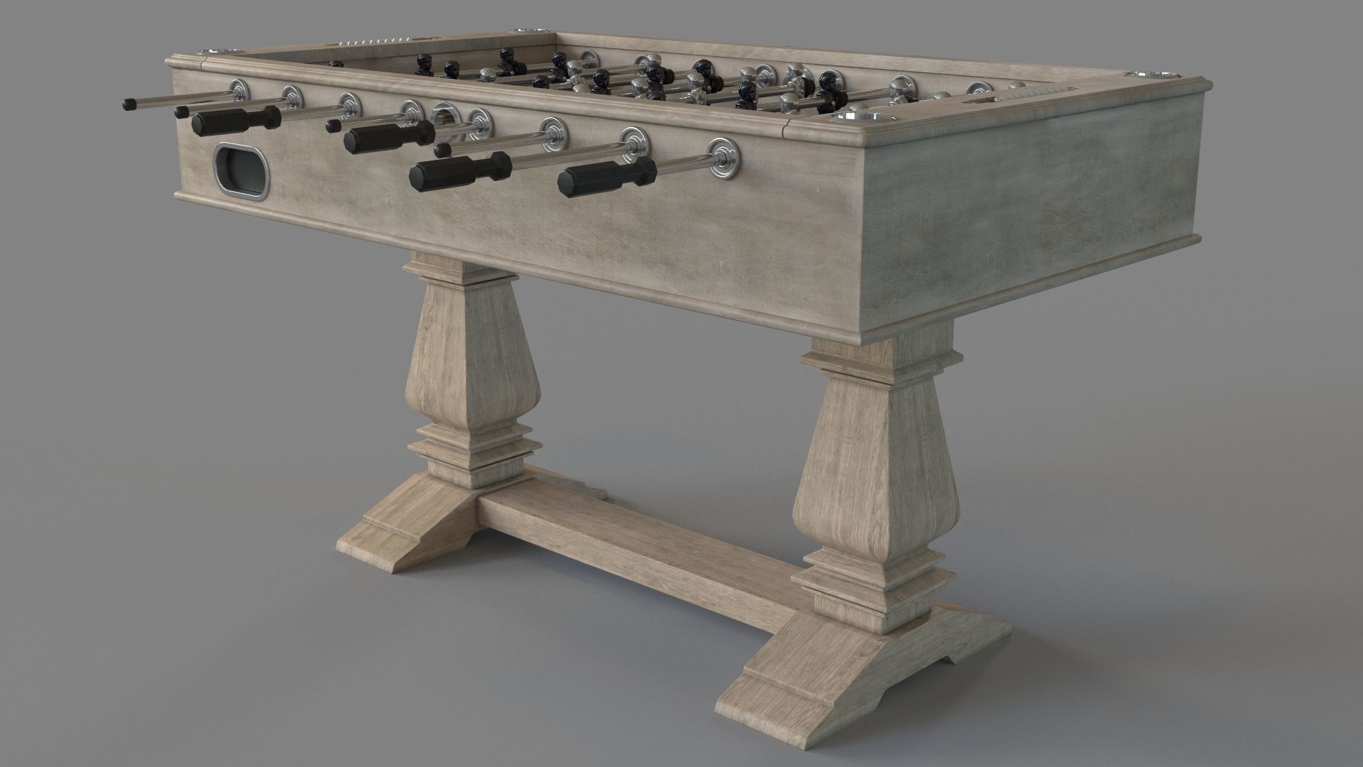 Montecito 55-in Premium Competition Foosball Table 3D model_6