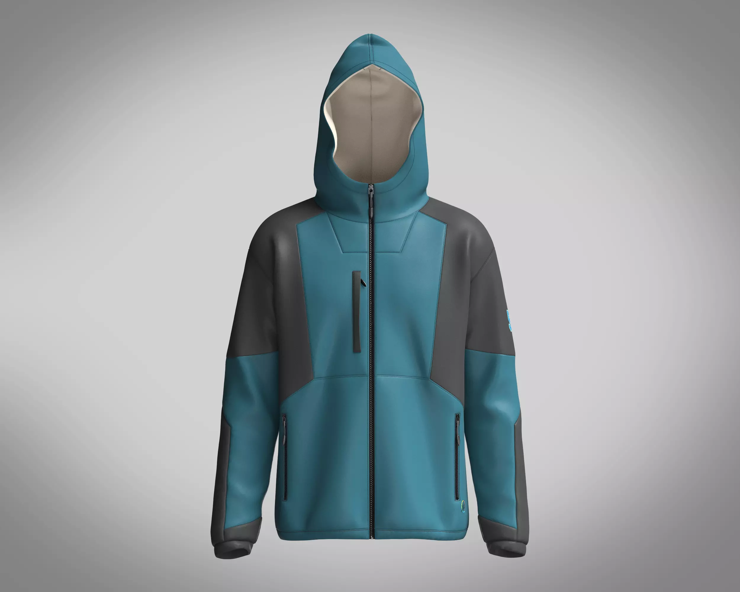 Shell Ski Jacket 3D model | CGTrader