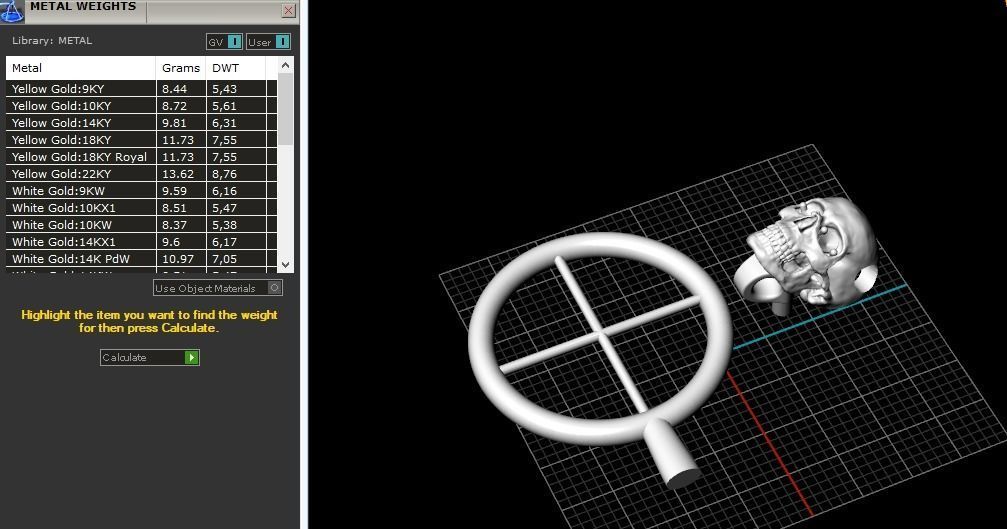 Skull pendant Model 2363 3D print model_8