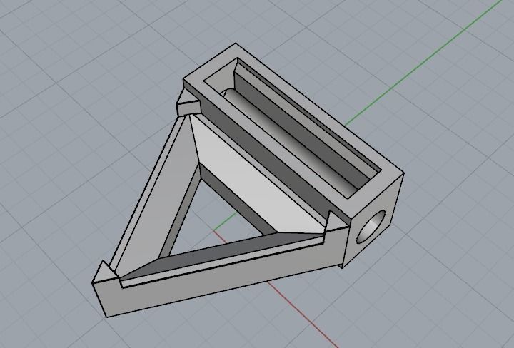 Triangle pendant Model 2357 3D print model_2