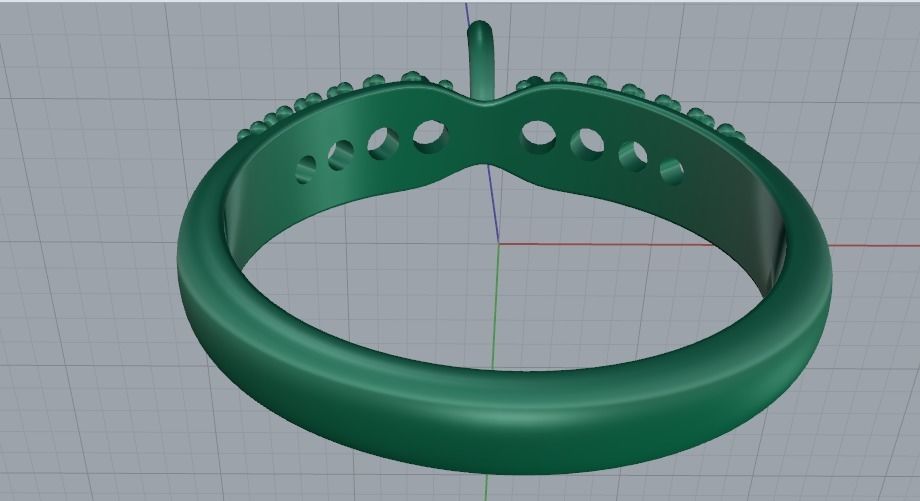 Soliter ring Model 2352 3D print model_5