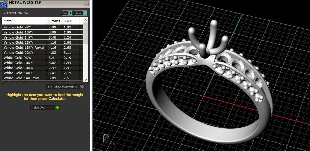 Soliter ring Model 2352 3D print model_8