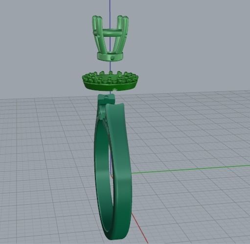 Soliter ring Model 2346 3D print model_4