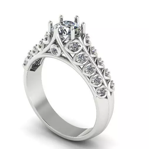 Soliter ring size 6 Model 2345 3D print model_0