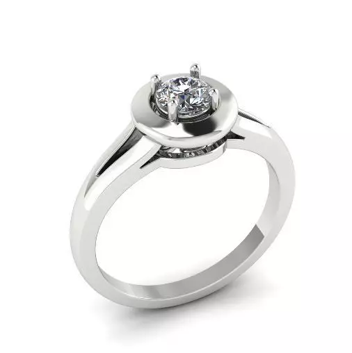 Soliter ring size 9 Model 2344 3D print model_0