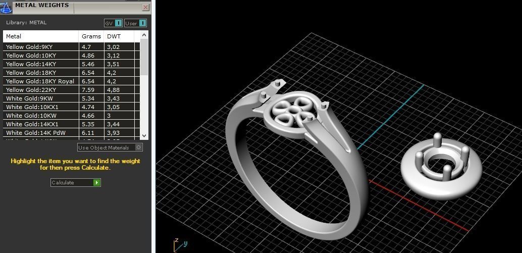 Soliter ring size 9 Model 2344 3D print model_9