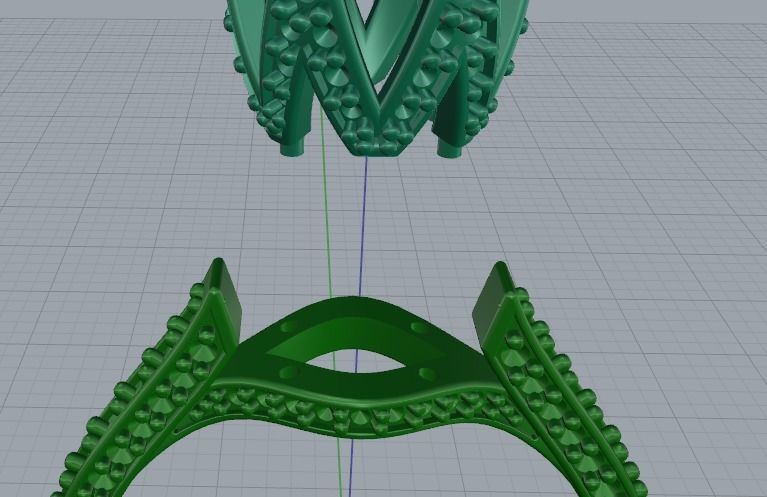 Soliter ring size 8 Model 2343 3D print model_5