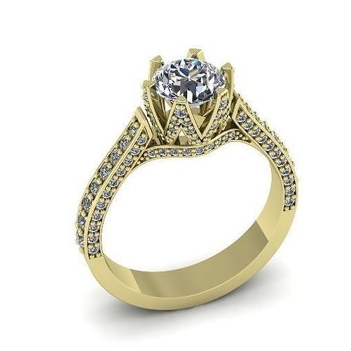 Soliter ring size 8 Model 2343 3D print model