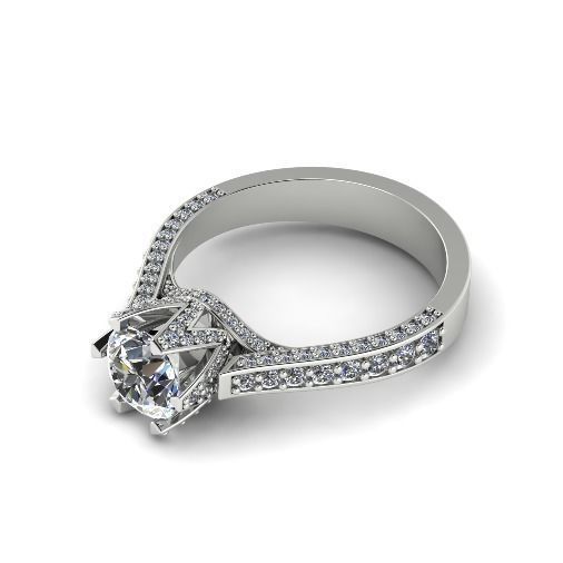 Soliter ring size 8 Model 2343 3D print model_1