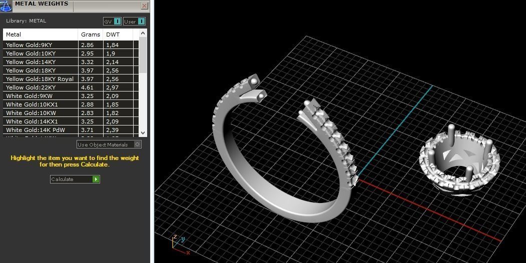 Soliter ring size 7 Model 2339 3D print model_7