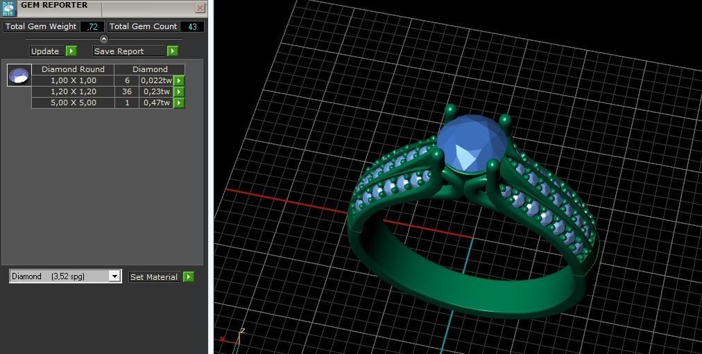 Soliter ring Model 2336 3D print model_9