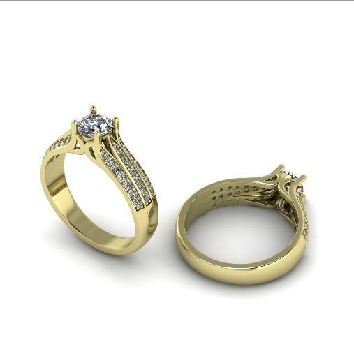 Soliter ring Model 2336 3D print model_1