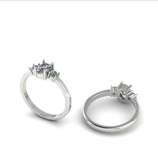 Soliter ring Model 2326 3D print model_1