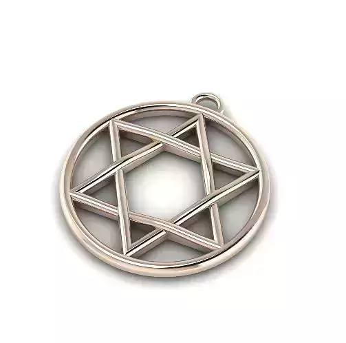 Star of David pendant Model 2406