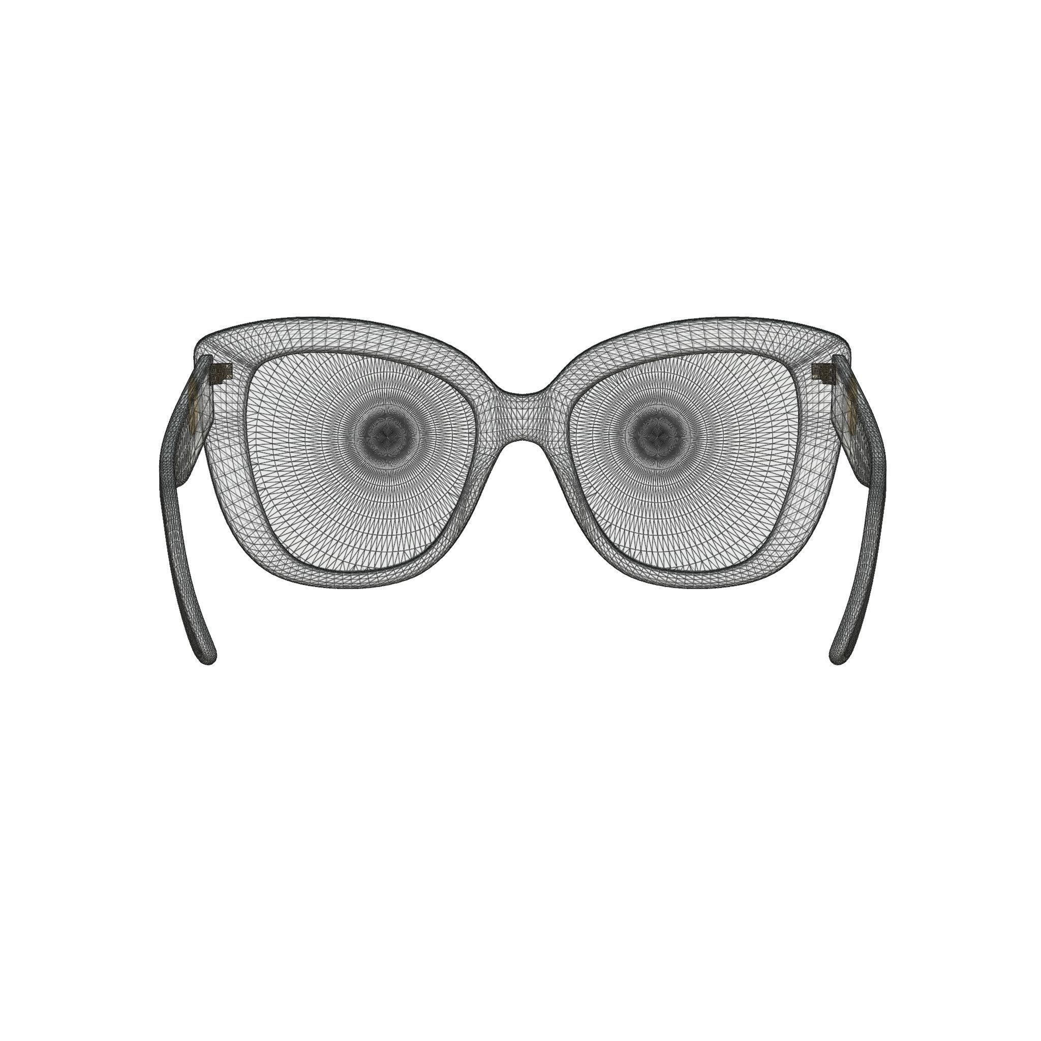 Gucci GG0327S-006 Sunglasses  Low-poly 3D model_6