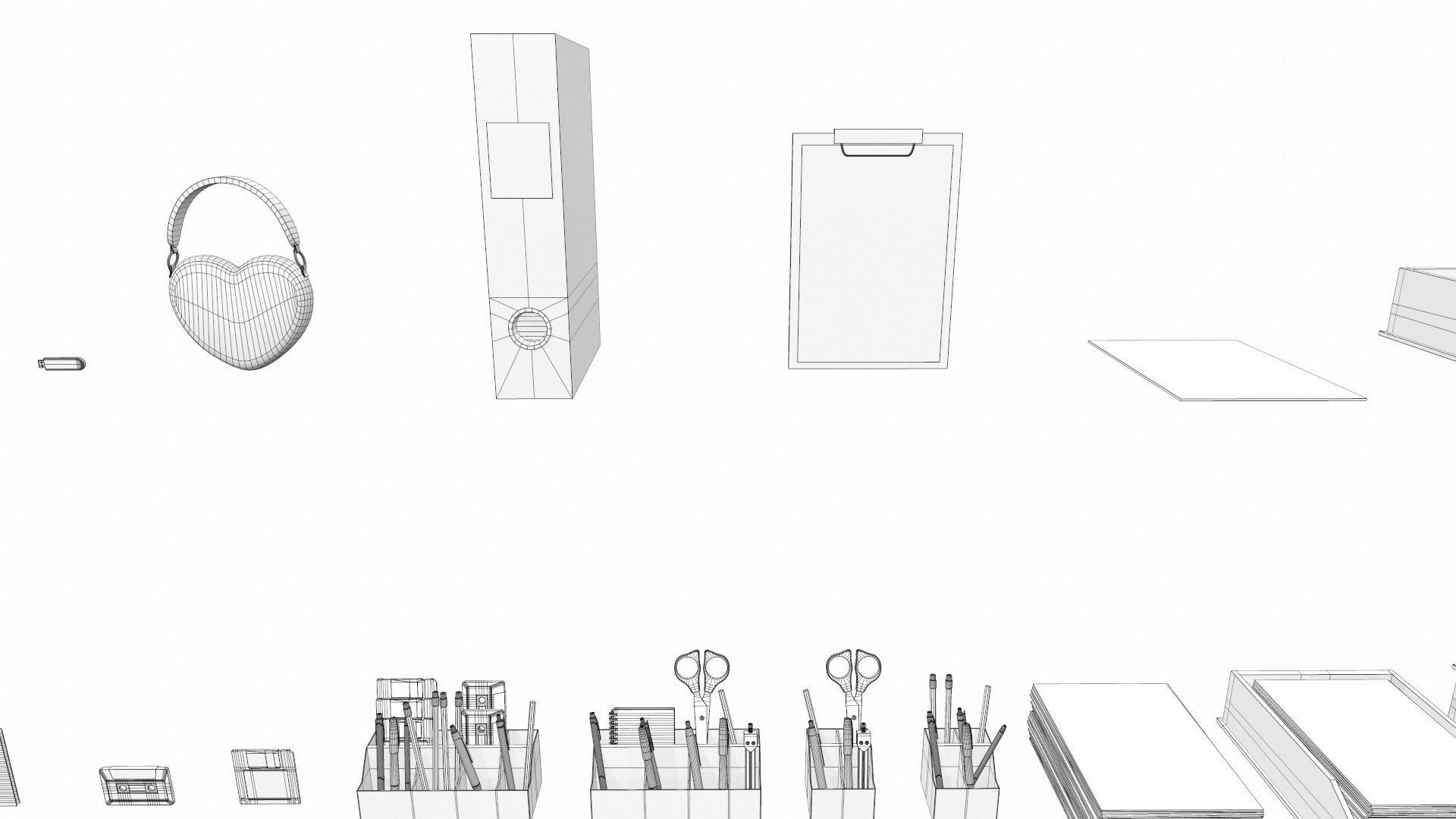 Cartoon household props pack vol 3 3D model_16