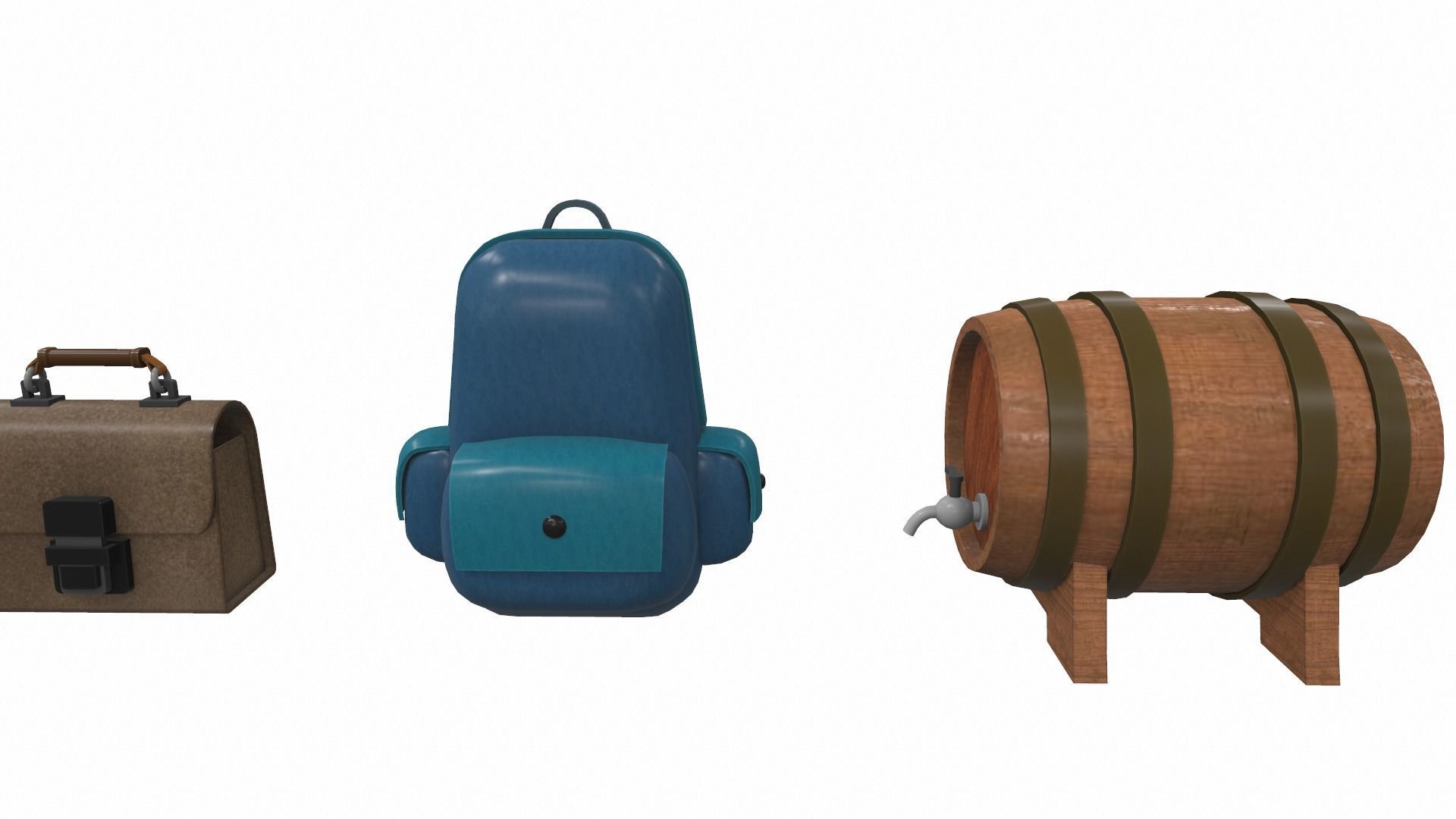 Cartoon household props pack vol 3 3D model_4