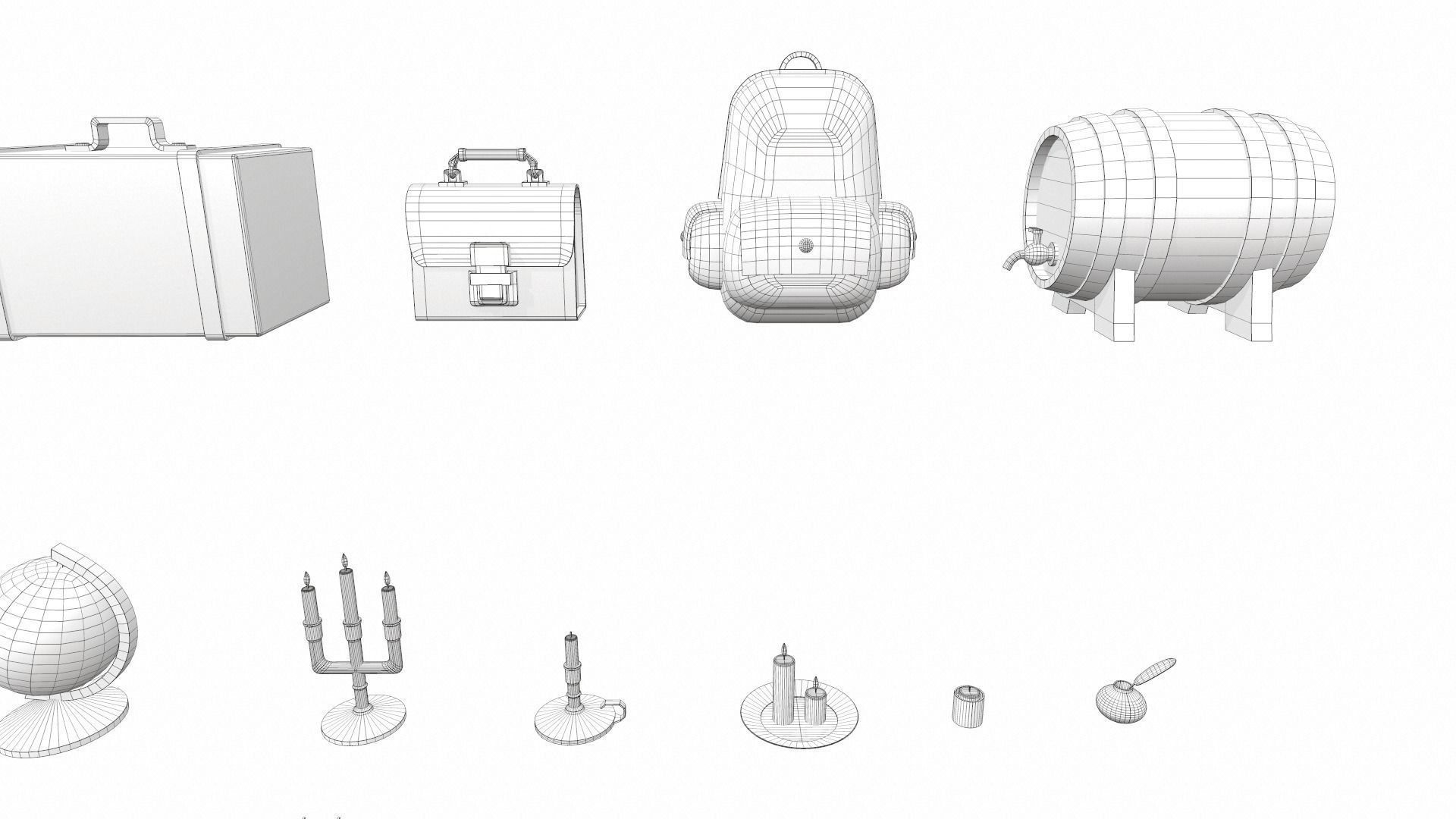 Cartoon household props pack vol 3 3D model_14