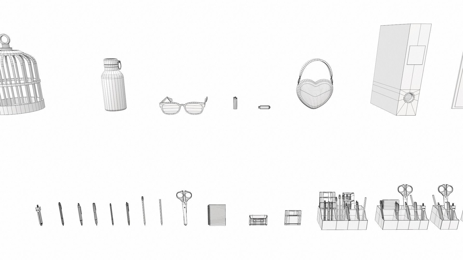 Cartoon household props pack vol 3 3D model_15