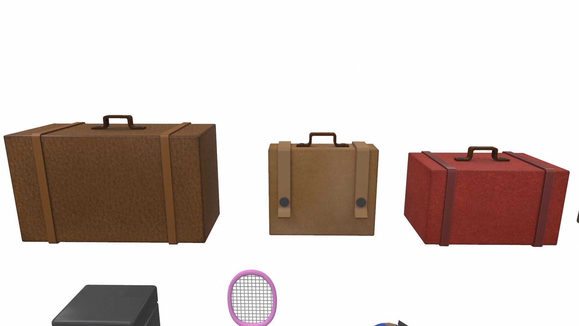 Cartoon household props pack vol 3 3D model_3