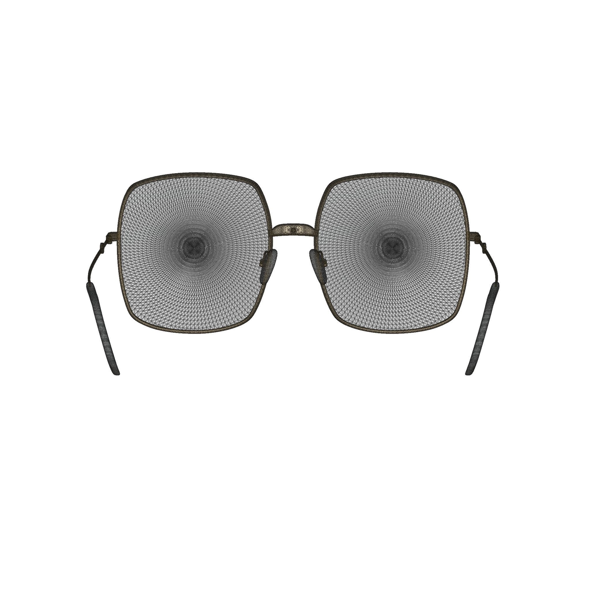 Gucci - GG 0414S 004 Sunglasses  Low-poly 3D model_6
