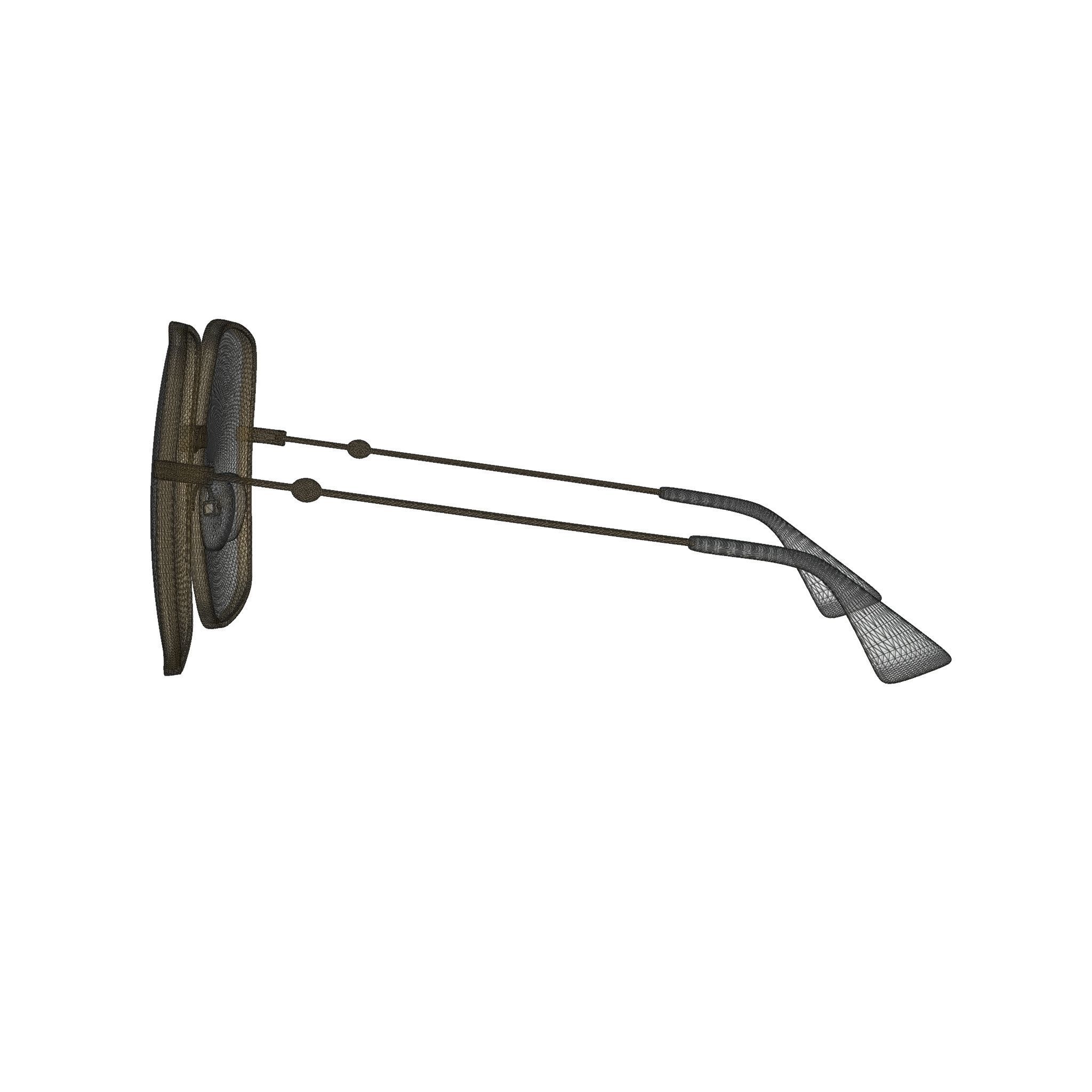 Gucci - GG 0414S 004 Sunglasses  Low-poly 3D model_8