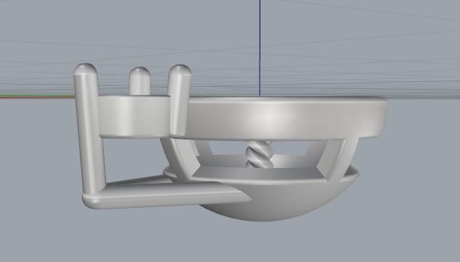 Pendant Model 2391 3D print model_2