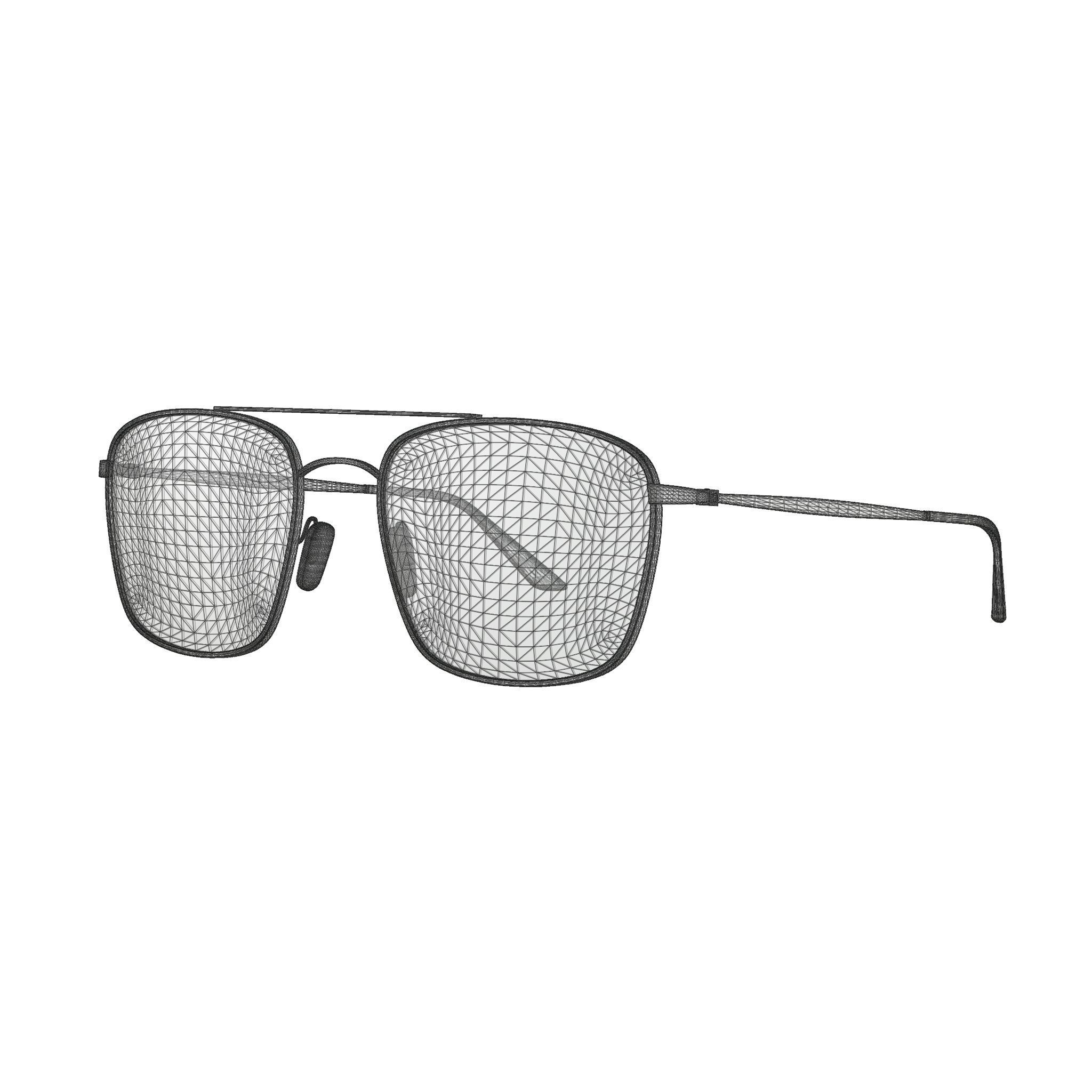 Giorgio Armani - AR6080 Sunglasses Low-poly 3D model_5