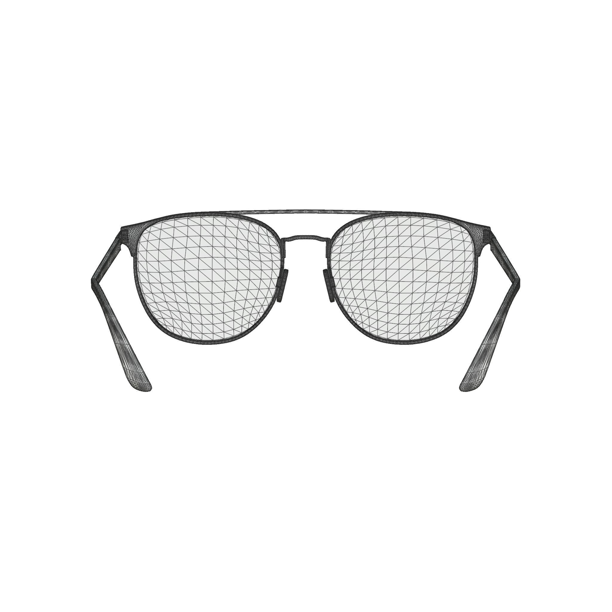 Giorgio Armani 0AR6083 57 Sunglasses Low-poly 3D model_6