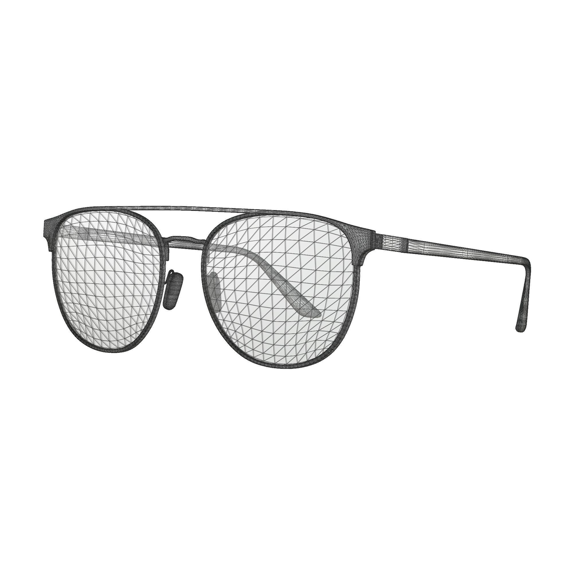 Giorgio Armani 0AR6083 57 Sunglasses Low-poly 3D model_5