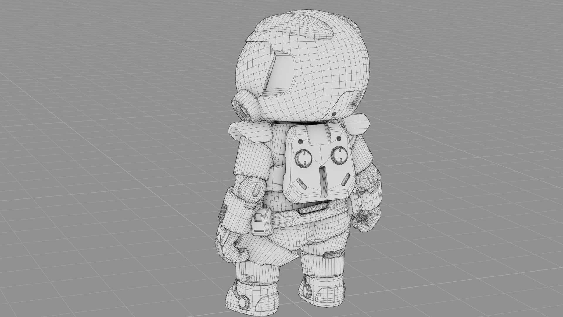 TOON TROOPER RIGGED Free 3D model_35