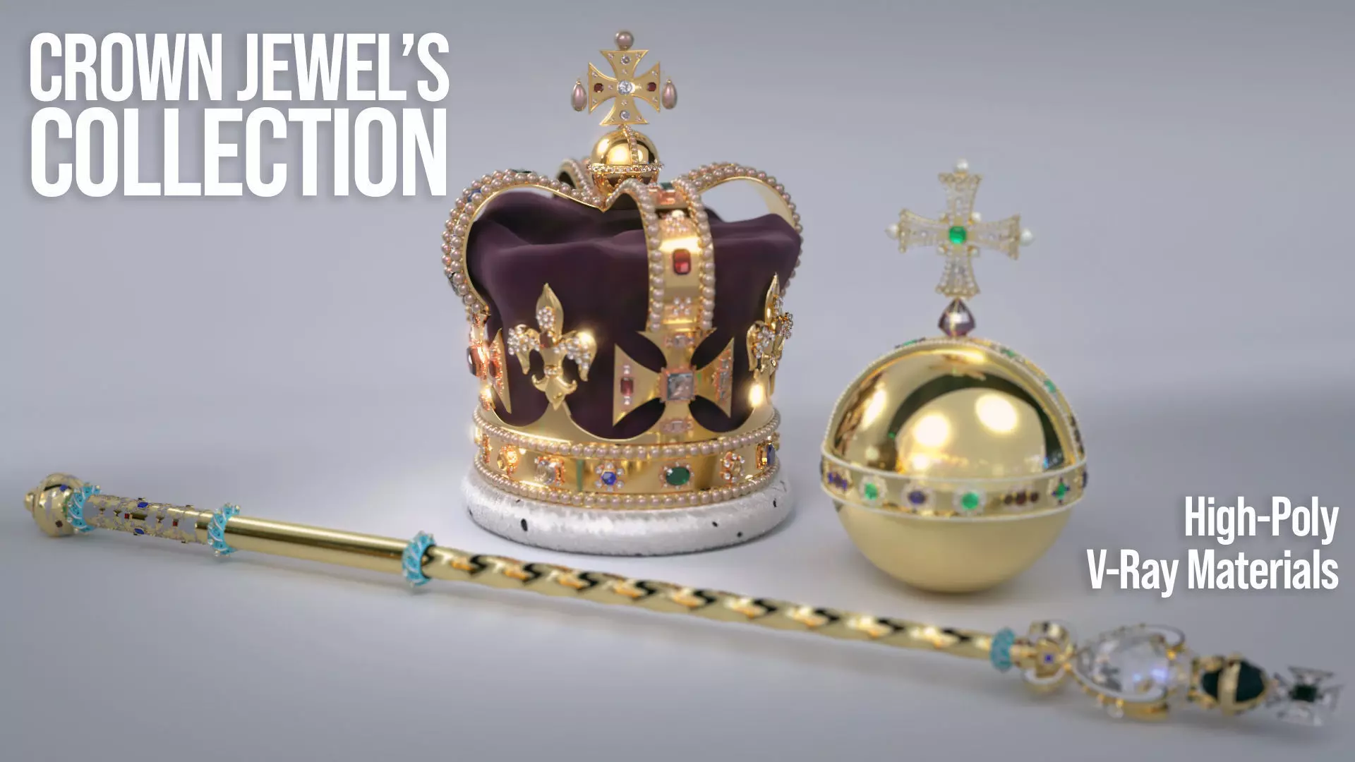 The Crown Jewels 3D Model Collection_0