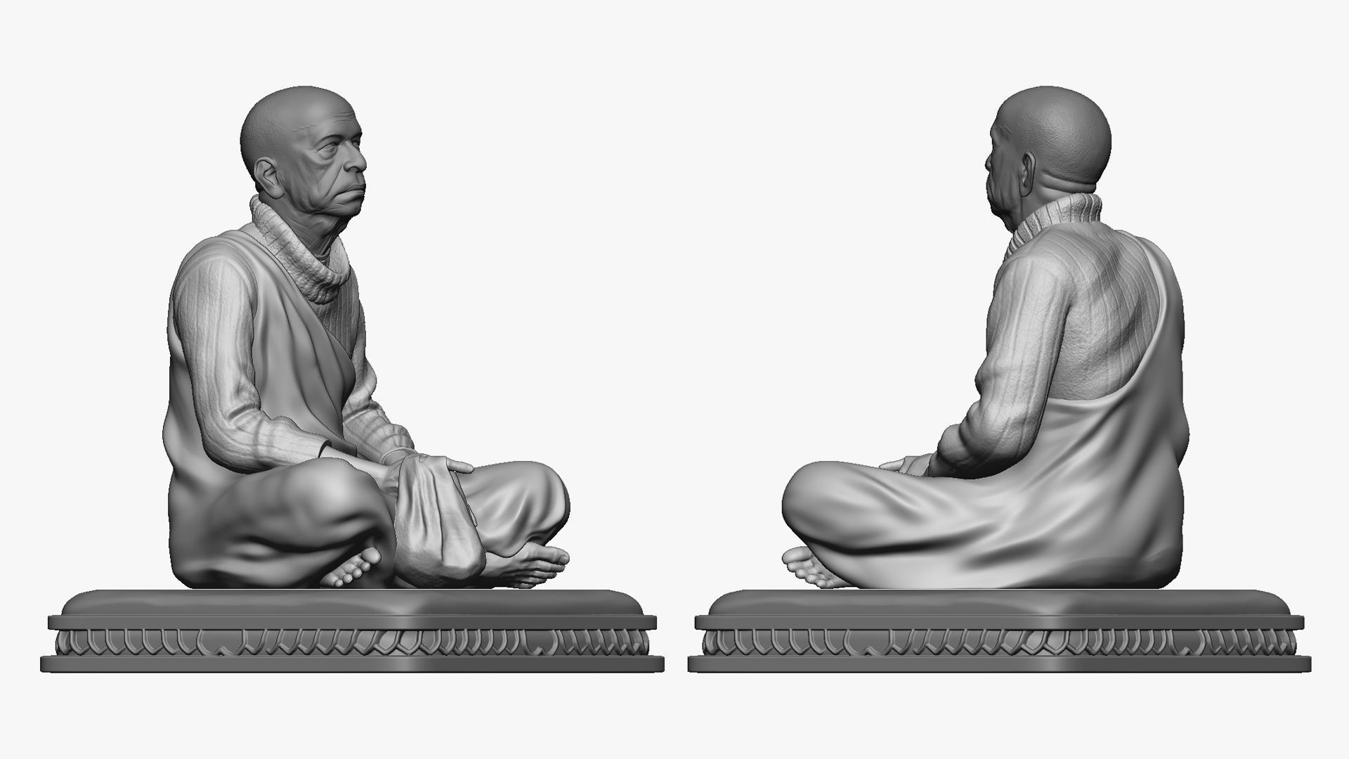 001510 Shrila Prabhupada 3D print model_6