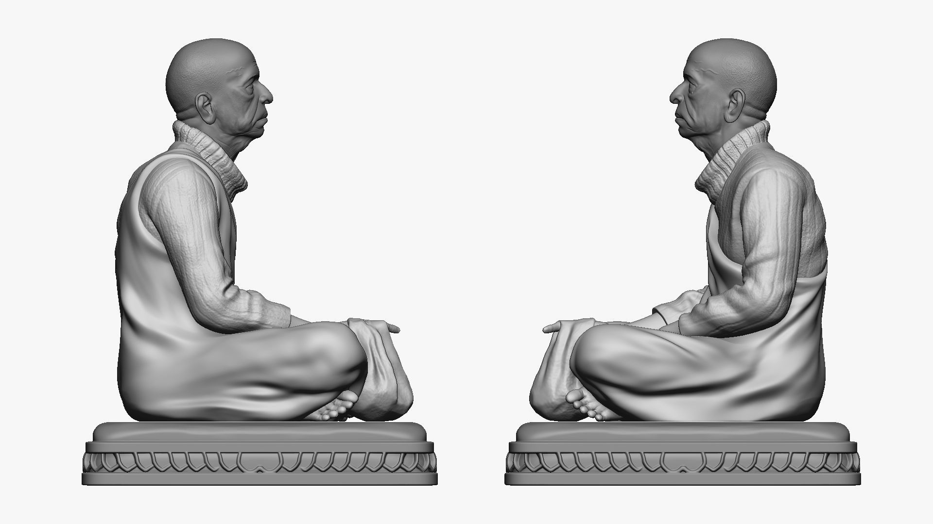 001510 Shrila Prabhupada 3D print model_4