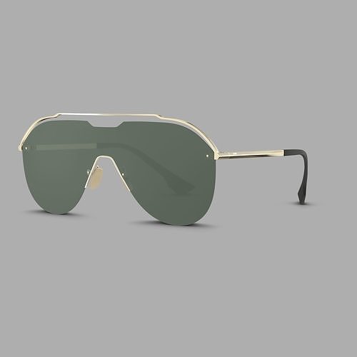 Fendi - FE 0030 S J5G Sunglasses  Low-poly 3D model