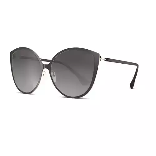 Fendi - FF 0395 F S 2M2 Sunglasses  Low-poly 3D model