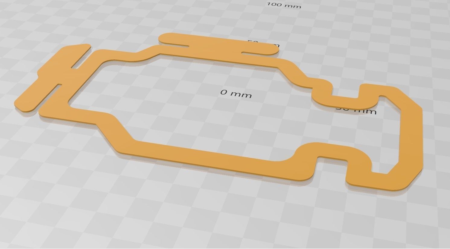 CHECK ENGINE LAMP 3D print model_4