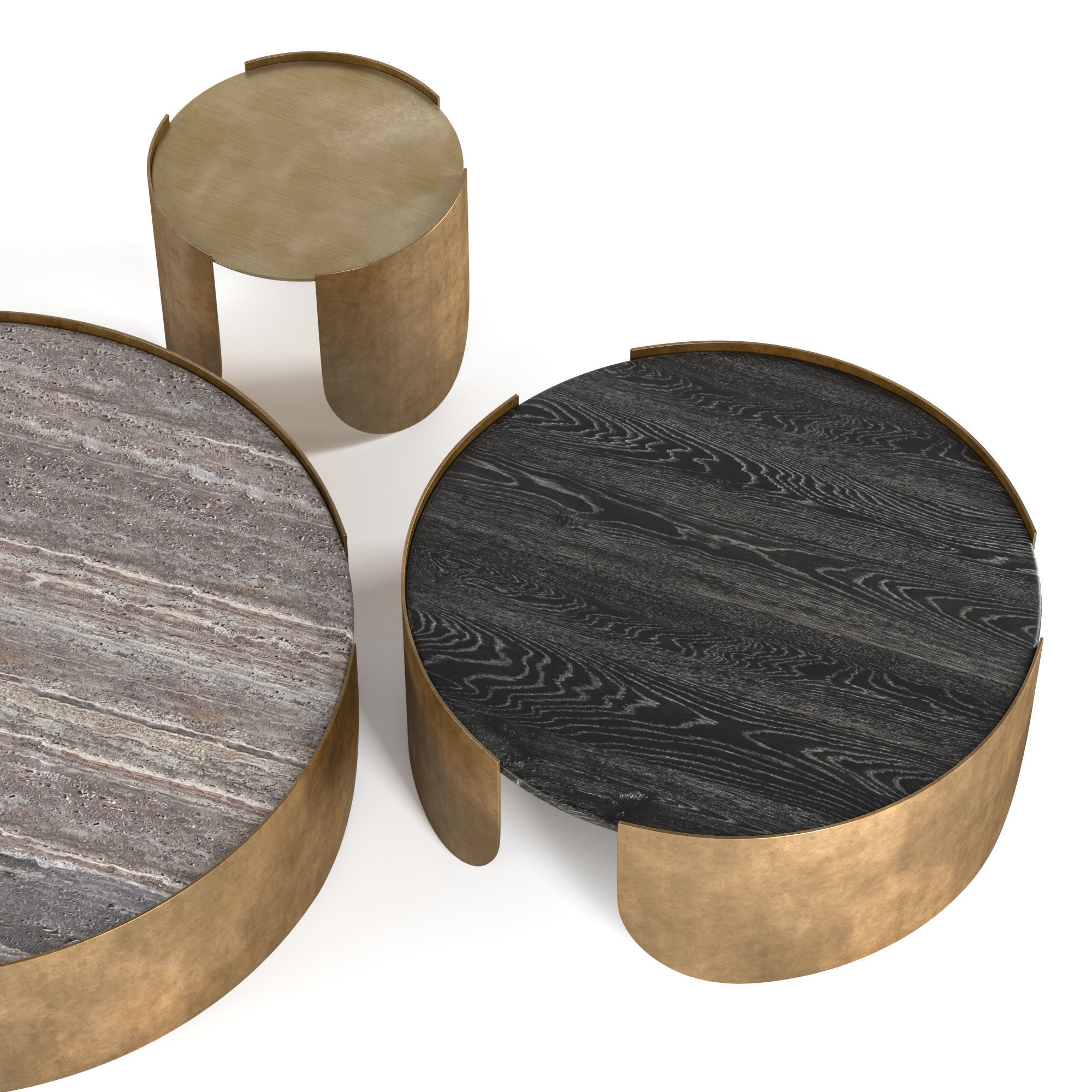 Cantori Atenae coffee tables 3D model_6