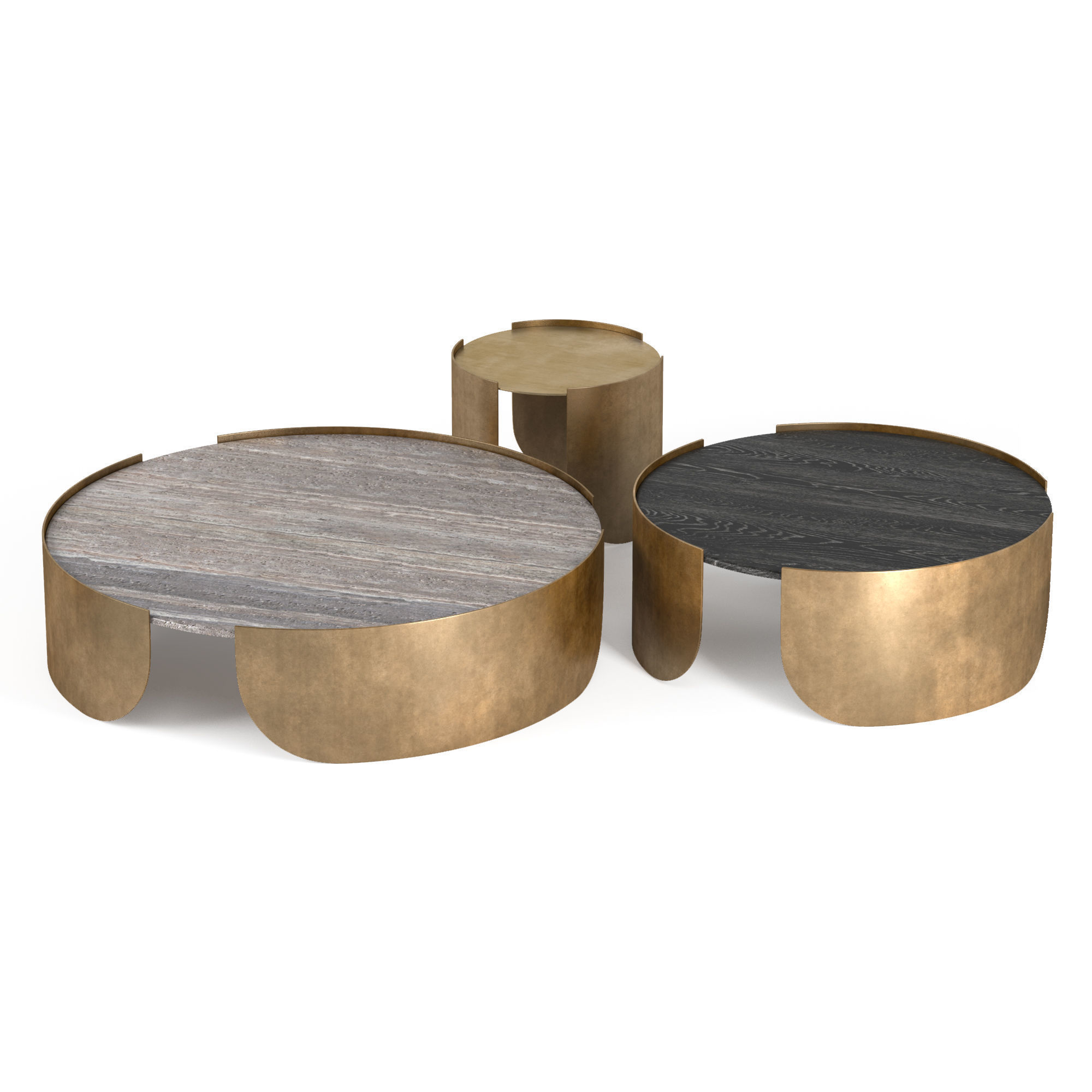 Cantori Atenae coffee tables 3D model_1