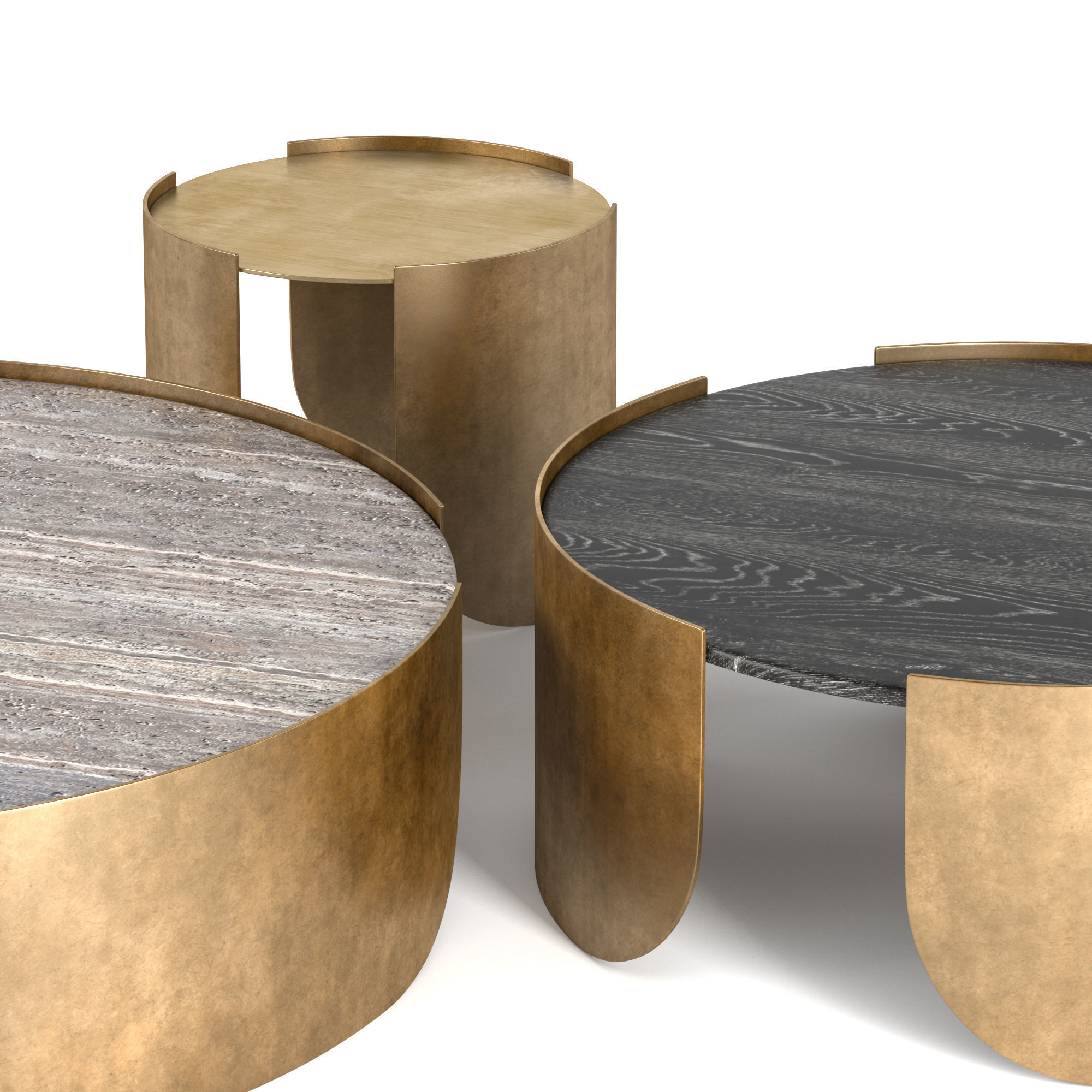 Cantori Atenae coffee tables 3D model_5