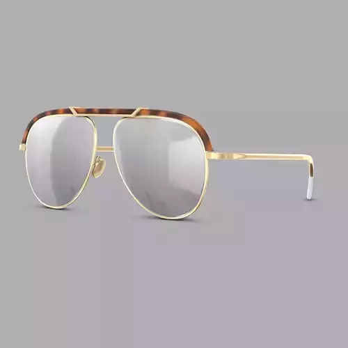 Dior DIORDESERTIC Sunglasses  Low-poly 3D model