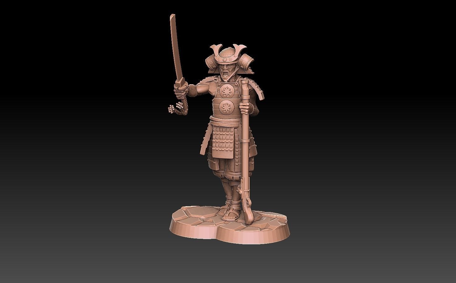 Ashigaru Musket Regiment 3D print model_20