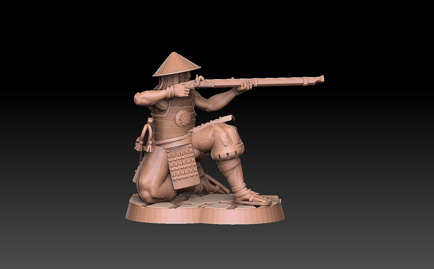 Ashigaru Musket Regiment 3D print model_17