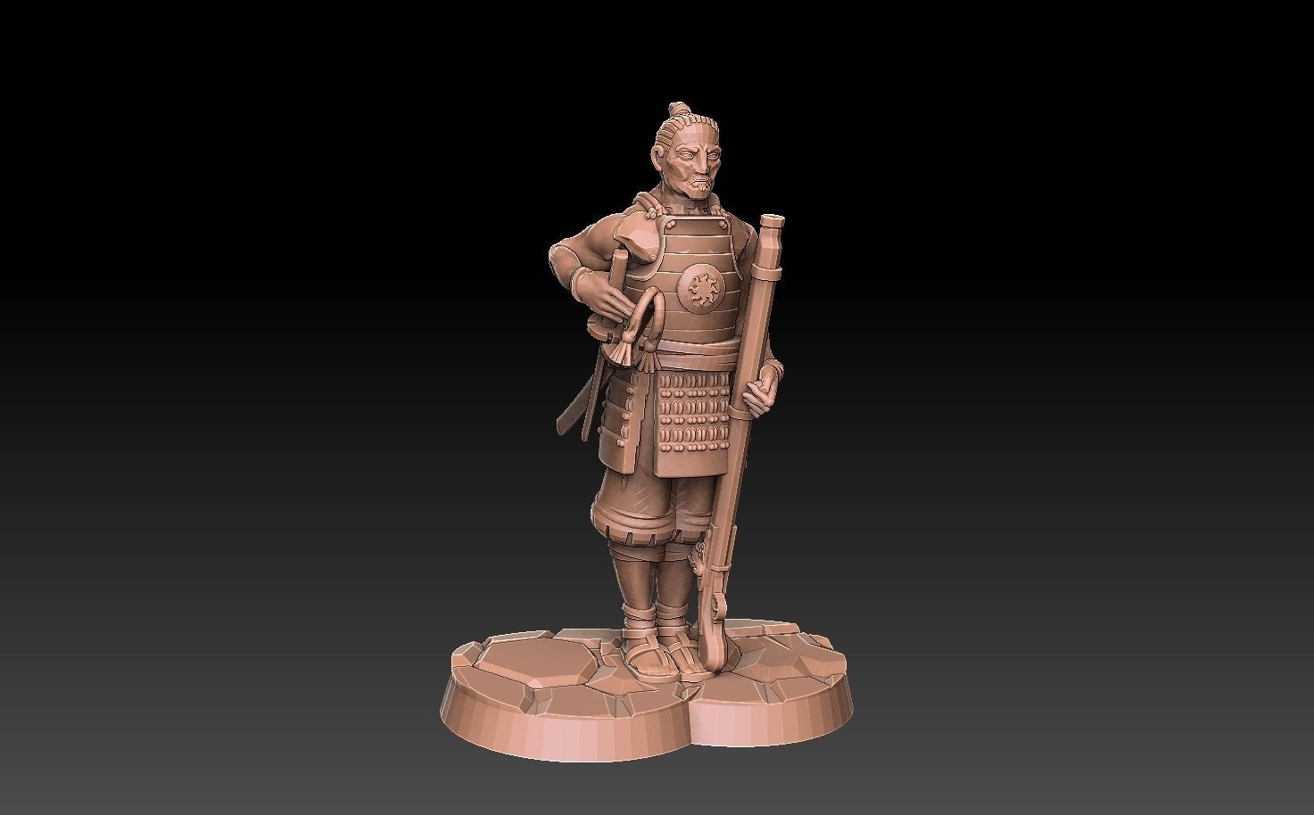 Ashigaru Musket Regiment 3D print model_13