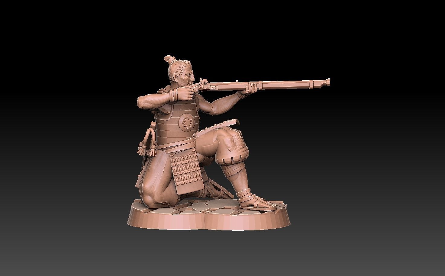 Ashigaru Musket Regiment 3D print model_18