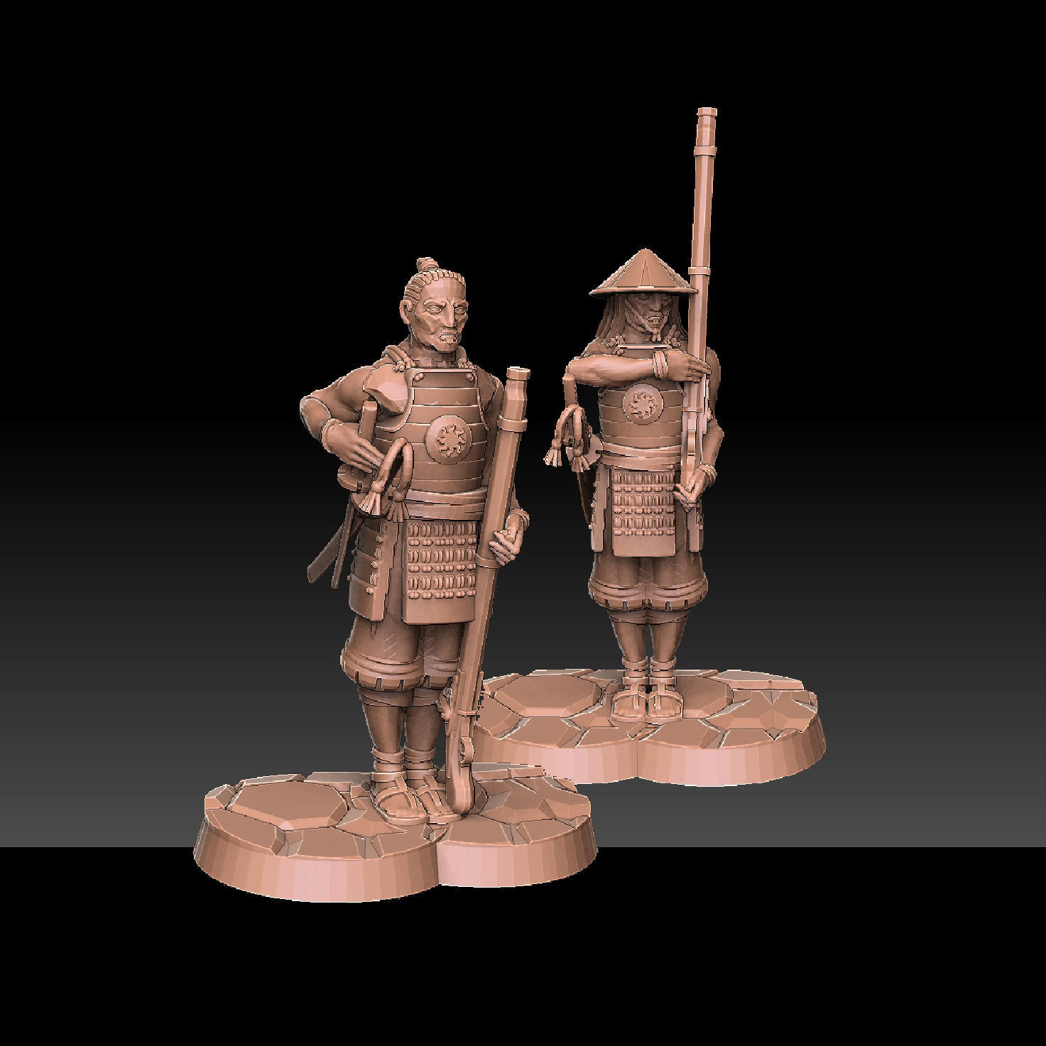 Ashigaru Musket Regiment 3D print model_15