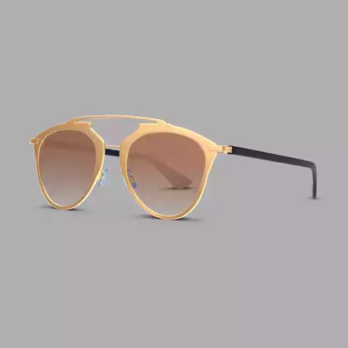 Dior - Reflected Sunglasses Low-poly 3D model