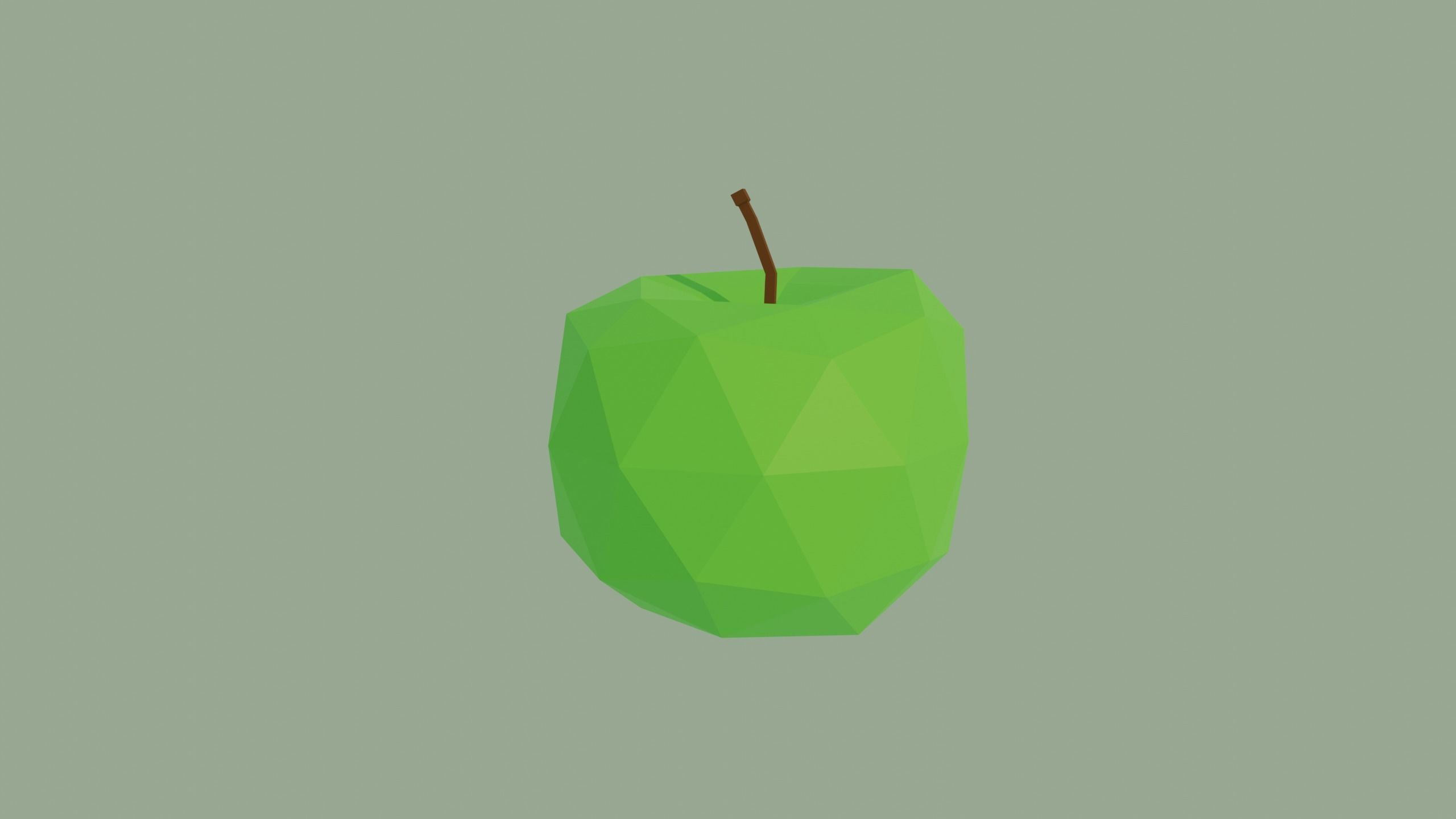 Low Poly Fruit  Low-poly 3D model_5