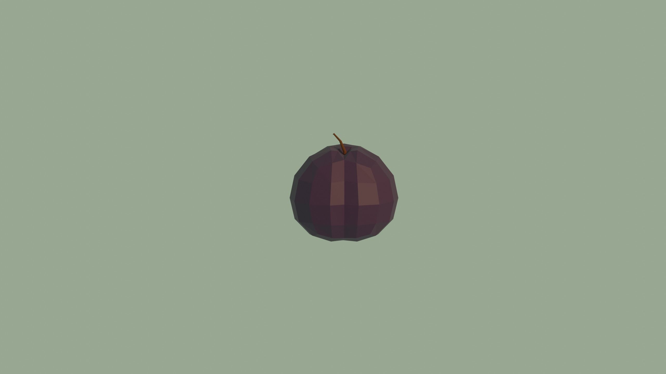 Low Poly Fruit  Low-poly 3D model_12