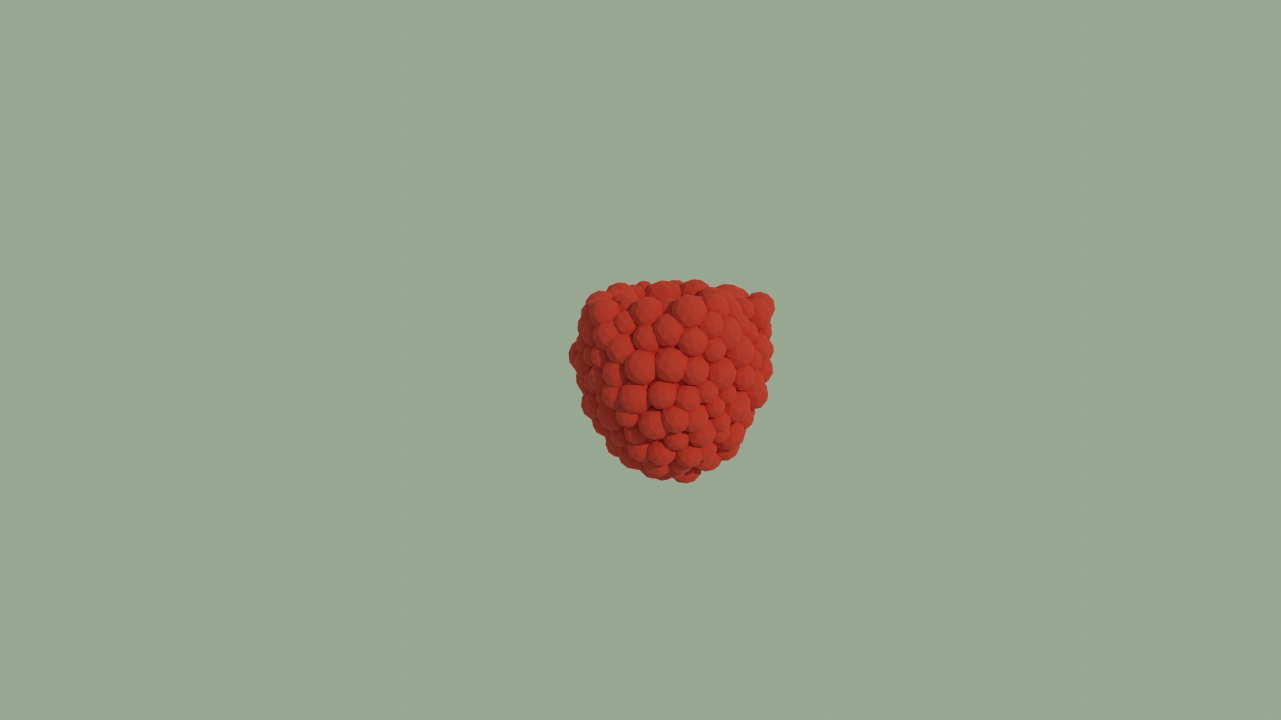 Low Poly Fruit  Low-poly 3D model_8